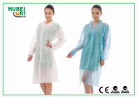 Unisex Nonwoven Disposable Lab Coats For Hospital