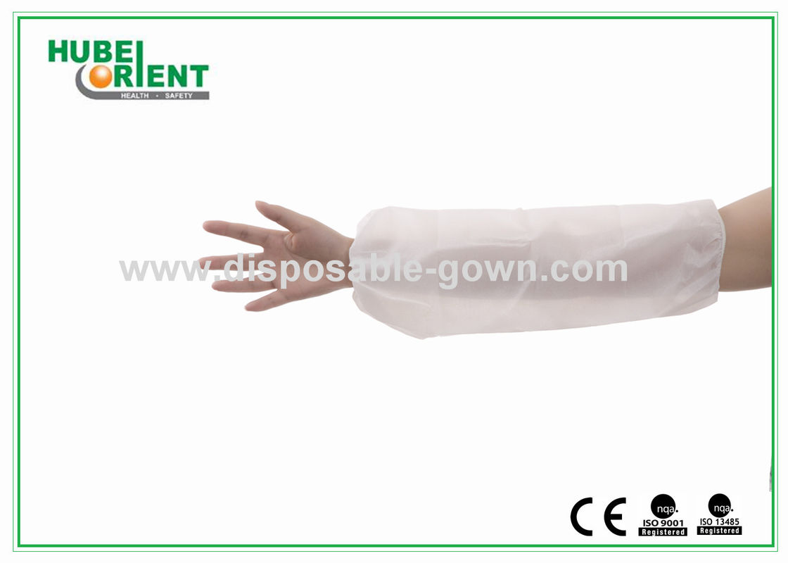 Nonwoven 18 Inch Disposable Arm Sleeves , Medical Arm Sleeve