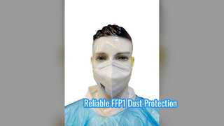FFP1 Foldable Respirator Mask Reliable Dust Protection
