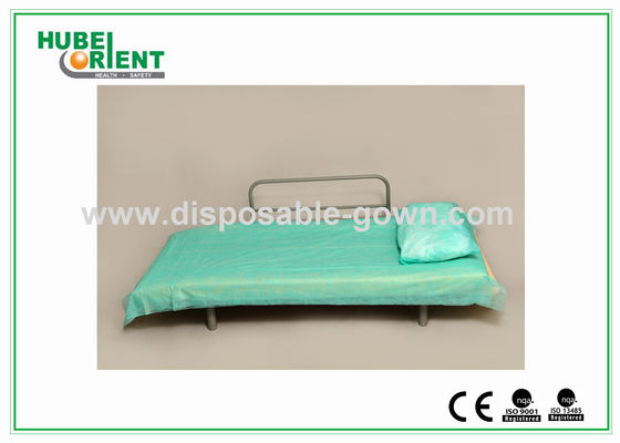 Light Weight Anti Static Blue Disposable Bed Sheets 30gsm to 40gsm , 60x180cm