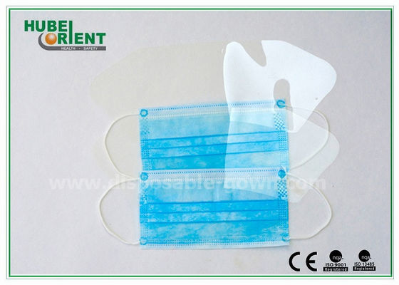 Blue Disposable Earloop Face Mask / Safety Mouth Mask For Hospitals , ISO Standard