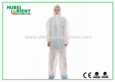 Soft Durable Safety Disposable Coveralls Clothing For Industrial Without Hood/Feetcover