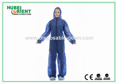 Comfortable Disposable Protective Clothing Coverall Waterproof Anti-Bacterial