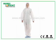 Hooded Disposable SMS PP PE Nonwoven Coverall For Decorating