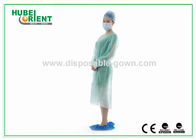 Soft Disposable Medical Use Non-Woven Isolation Gowns With Knitted Cuffs For Medical Environment