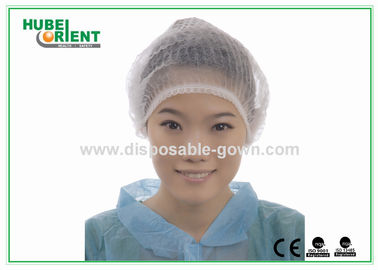 Lightweight Disposable Nonwoven Mob Cap With Double Elastic