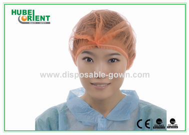 Customized Disposable Head Cap /  Female Surgical Caps For Beauty / Food Industry