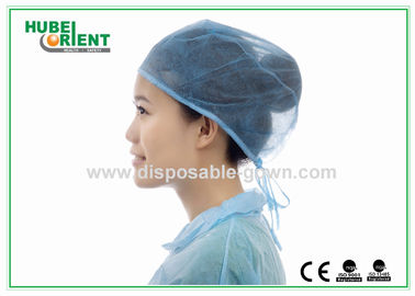 CE MDR 25 - 40gsm Polypropylene SMS Medical Doctor Cap With Ties