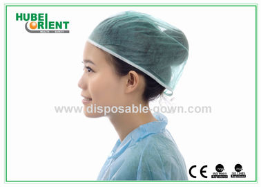 CE MDR 25 - 40gsm Polypropylene SMS Medical Doctor Cap With Ties