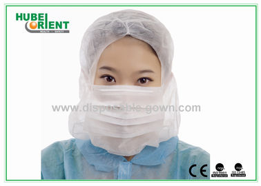 Protective Soft Surgical Disposable Head Cap , Disposable Hair Nets