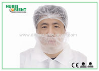 Blue/White Non-Woven Disposable Use Soft Beard Cover With Single Elastic