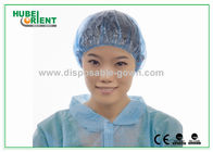 Hotel use Waterproof Disposable Plastic Shower Caps Colored Free Size for Factory/Food processing
