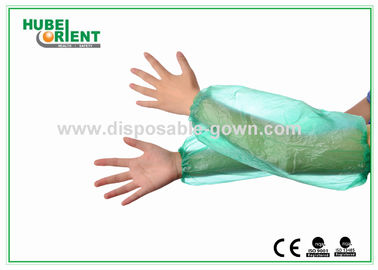 16'' 18'' Single Use PE Oversleeves For Arm Protection waterproof and oil-proof Colorful PE oversleeves