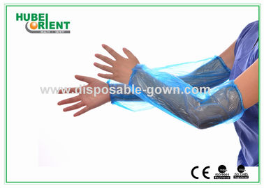 16'' 18'' Single Use PE Oversleeves For Arm Protection waterproof and oil-proof Colorful PE oversleeves