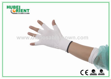 100% Soft Nylon Disposable Half Gloves For Women Anti Vibration