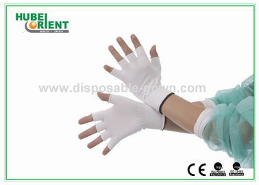 100% Soft Nylon Disposable Half Gloves For Women Anti Vibration