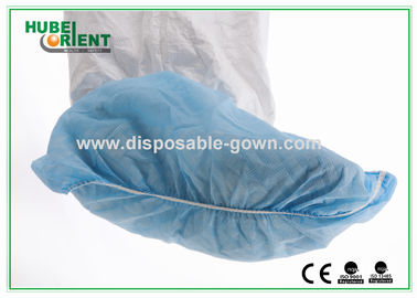 Splash Prevention Medical Use Nonwoven Shoe Covers With Non Slip Stripes