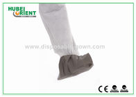 Professional Medical Grey Disposable Waterproof Boot Covers PP Plus PE