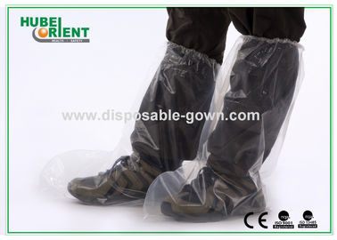 Transparent Disposable Foot Booties PE Polythene For Visitors Protection