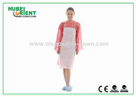 Soft Touching Disposable Non Woven Apron With Thin Neck Gallus