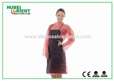 Comfortable Touching Disposable Nonwoven Apron For Restaurant