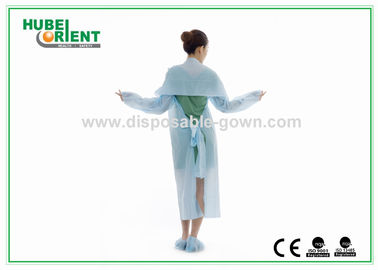 Hospital/Clinic Use Disposable CPE Protective Clothing With Thumb Cuffs Medical Use Plastic gown