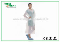 Waterproof Transparent Disposable Exam Gowns Outdoor For Adult , 0.017mm Thickness