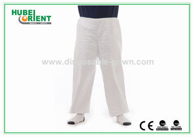 Safety Waterproof White Mens Disposable Pants For Travelling