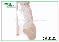 Hospital Microporous Disposable Foot Gloves With Anti Slip PVC Sole