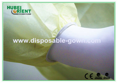 Dust Proof Single Use Nonwoven Medical Isolation Gown With Elastic Cuffs