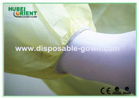 Green/Yellow Disposable Use Isolation Gowns/Disposable Lab Gowns With elastic wrist
