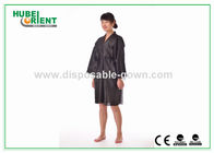 Custom Polypropylene Disposable Kimono Robe With Long Sleeves