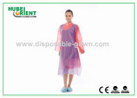 Dustproof Disposable Use PVC Aprons Without sleeves For Hospital Nursing Or Working