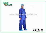 Light-Weight Waterproof Withour Hood And Feetcover Disposable Coveralls With CE ISO Approved