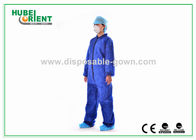 Elastic Wrist Disposable Protective Clothing Without Hood For Protect Body