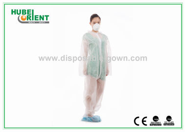 Sanitary Non Irritating 22gsm Disposable SMS Coverall