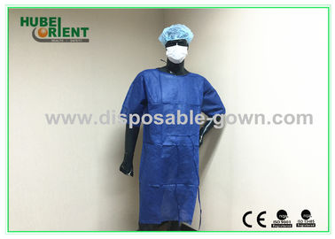 Biodegradable Disposable Scrub Suits Short Sleeves Polypropylene Patient Gown