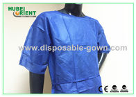 One Time Use 45g/m2 Nonwoven Medical Patient Gown Without Sleeves