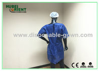 One Time Use 45g/m2 Nonwoven Medical Patient Gown Without Sleeves