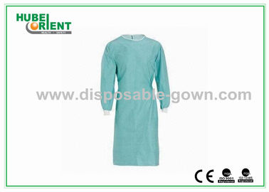 Standard SMS Disposable Scrub Suits Blue Color 50gsm-70gsm For Hospital Use