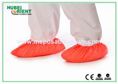 Anti-bacterial Adult Use Disposable Light-weight CPE Shoe Cover With Various Color