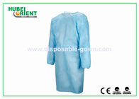 Long Sleeves Disposable Medical Use Isolation Gowns With Elastic Cuffs For Hospital