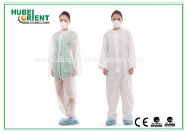 Light Surgical Disposable Coveralls Non-Woven/Microporous Fabric/SMS Material Without Hood And Feetcovet