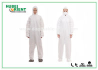 SMS Protective Disposable Waterproof Coverall With Hood And Shoe Cover