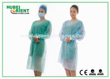 Adjustable Wrist Polypropylene Material Disposable Isolation Gowns