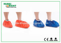Blue Green CPE Disposable Shoe Covers Made by Hand or by Machine