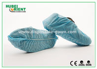 PP Non-Slip Disposable Boot Covers With 35gsm , Nonwoven Protective Shoe Covers