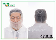 Breathable Disposable Head Cap PP Hood With Neck Protection For Keep Hygienic