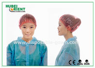 Waterproof PE Disposable Head Cap , Light Shower Cap Disposable Free Size