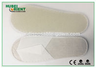 White Non woven disposable spa slippers with Eva Sole , Open Toe Style